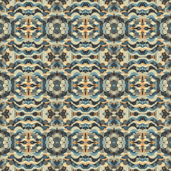 Seamless Sea Life Pattern – Trendy Textile and Fashion Design for Ocean-Inspired Prints