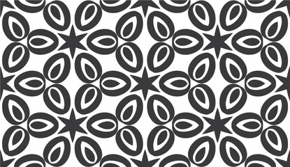 Black & White Seamless Pattern