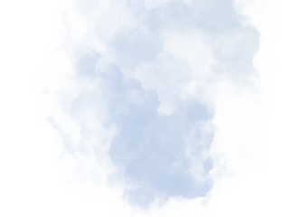 blue sky and fluffy cloud isolated on transparency background