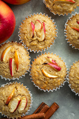 muffins pomme cannelle gâteaux moelleux fait maison