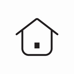 Home house building icon vector sign