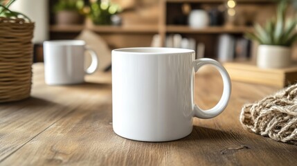 Personalized Mug Design: Custom Cup Mockup Print for E-Commerce Seller