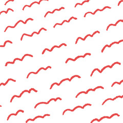 手描き波線の背景イラスト23