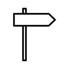 Fototapeta premium blank street sign icon