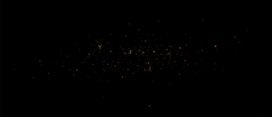 Abstract gold bokeh background with blurred lights.	