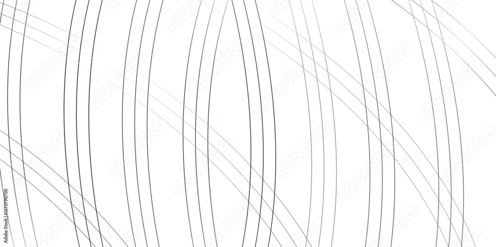 Poster curve wave seamless pattern line texture. abstract white and gray vector wave elegant striped diagon