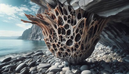 Tektites – Glassy blobs formed from melted rock ejected during