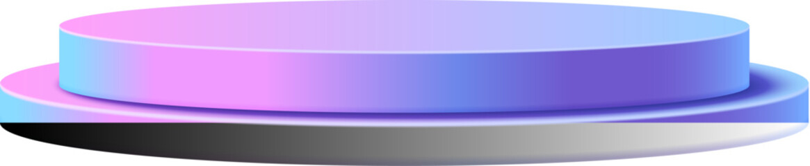 Fototapeta premium Iridescent Podium