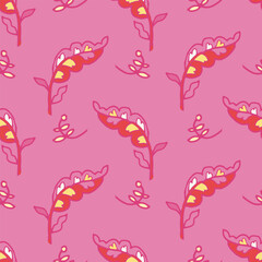 Elegant Floral Minimalist Pattern vector