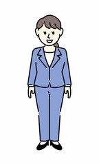 スーツの女性