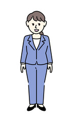 スーツの女性