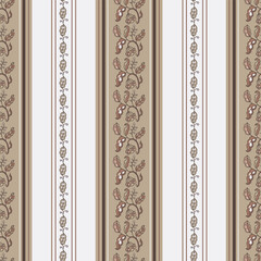 Playful Floral Leaf Pattern vector