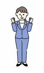 スーツの女性