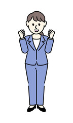 スーツの女性