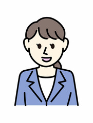スーツの女性