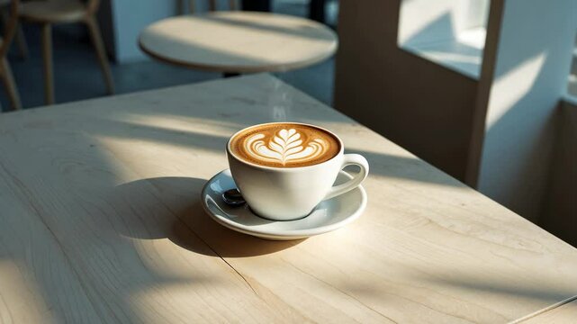 Espresso macchiato featuring a robust espresso shot topped with milk foam.