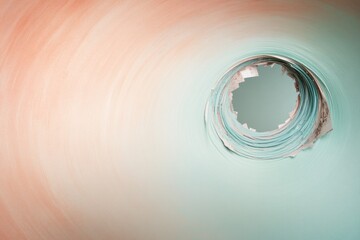 Swirling colors blend harmoniously, creating an abstract tunnel-