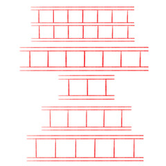vector drawing of a house