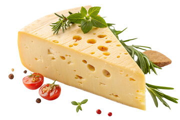 cheese herb on top and tomatoes 