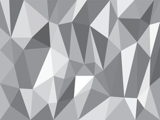 Grayscale Polygon Abstract Background