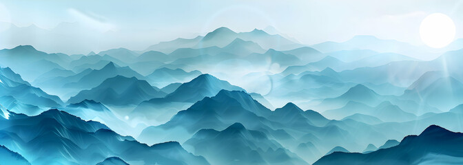 Obraz premium Winding Trail to a Stunning Mountain Summit