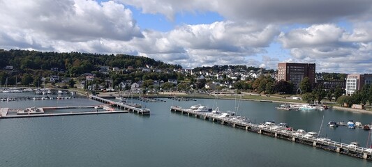 Obraz premium panoramic view of the city of Sandefjord