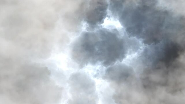  dark sky and deep thunderstorm