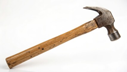 Claw Hammer on White Background