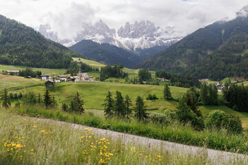 Santa Maddalena in Dolomites Range,South Tyrol, Italy