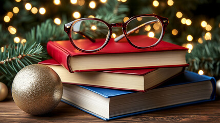 Festive Reading Scene