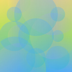 Abstract Bubbles on Gradient Background