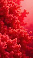 Fototapeta premium Abstract red background with swirling watercolor textures creating a mesmerizing and dynamic design, modern, background