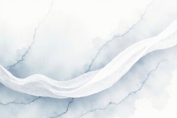 Fototapeta premium Abstract white watercolor background with soft and elegant strokes, perfect for design projects, cards, flyers, posters, banners, and walls, posters, abstract