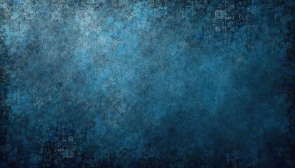 Obraz premium Abstract grunge art design with gray blue dark stucco concrete background, unique wall texture, grunge, blue