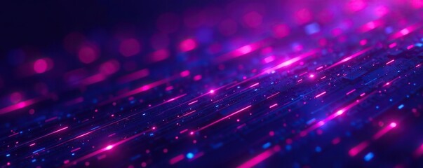 Abstract purple technology background with digital elements and futuristic vibes,  network,  cyber
