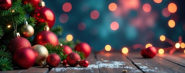 A colorful and vibrant festive background with a variety of bright ornaments and decorations,  festive season, festive