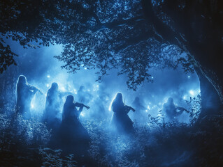Ethereal Symphony in the Enchanted Forest