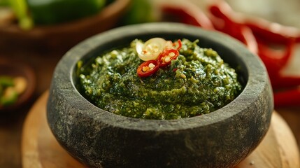 Fresh salsa with roasted poblano peppers