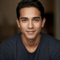 Obraz premium 微笑む男性