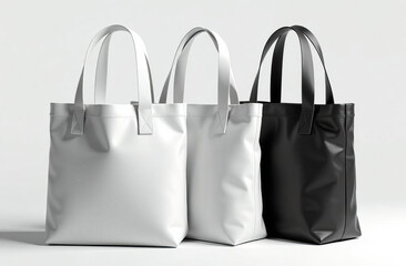 Tote bags mock-up, place for text. 