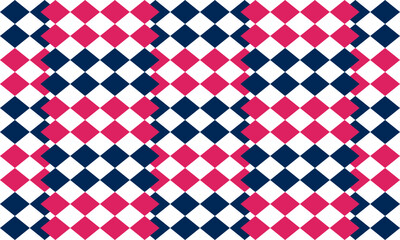 seamless geometric pattern, Seamless geometric diamond pattern in two tone, blue and pink diamond checkerboard, chessboard seamless Repeat seamless pattern design for fabric printing or background