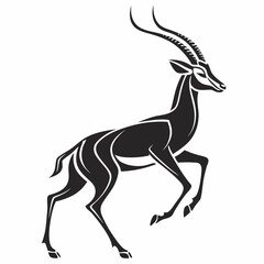 impala silhouette icon vector