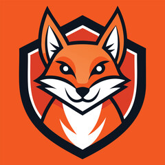 Retro Fox Design Illustration