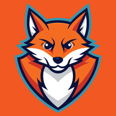 Obraz premium Retro Fox Design Illustration