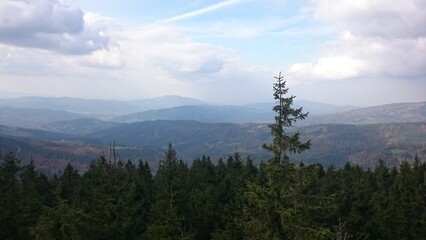 Fototapeta premium widok na góry latem