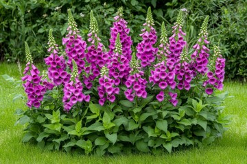 Blooming Purple Foxglove Flower in the Garden During the Daytime
