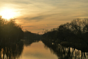 Obraz premium hohenzollernkanal