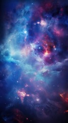 Obraz premium Shining galaxy mural wallpaper astronomy universe outdoors.