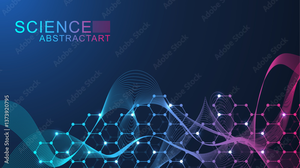 Poster modern abstract background with triangle and hexagon shapes pattern. triangular geometric texture fo