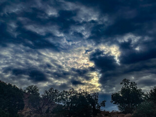 clouds in the sky